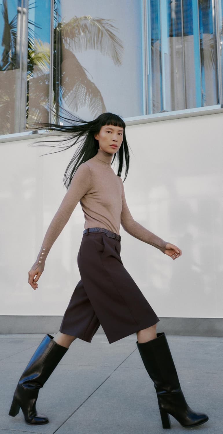 자라 벨트 버뮤다 팬츠 상품이미지1