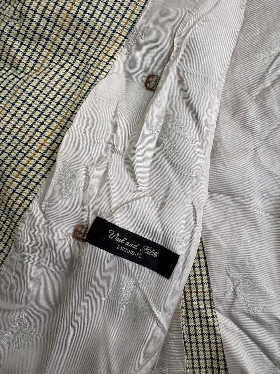 [54] 버버리 90s 독일제 더블 브레스트 울 블레이저 상품이미지7