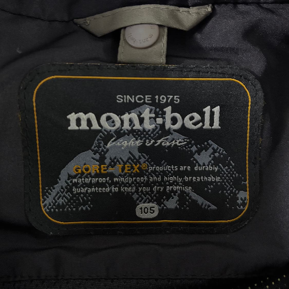 Mont-bell 몽벨 카키 브라운 고어택스 테크 자켓 상품이미지7