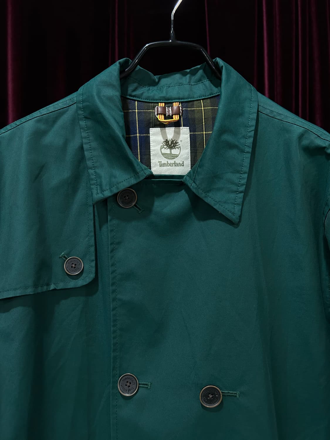 TIMBERLAND green wide coat 상품이미지1