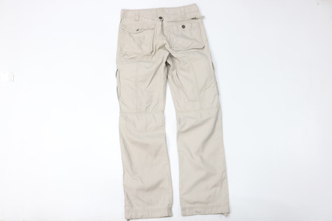 빈티지 베이지 멀티 포켓 스트링 카고 팬츠 상품이미지7