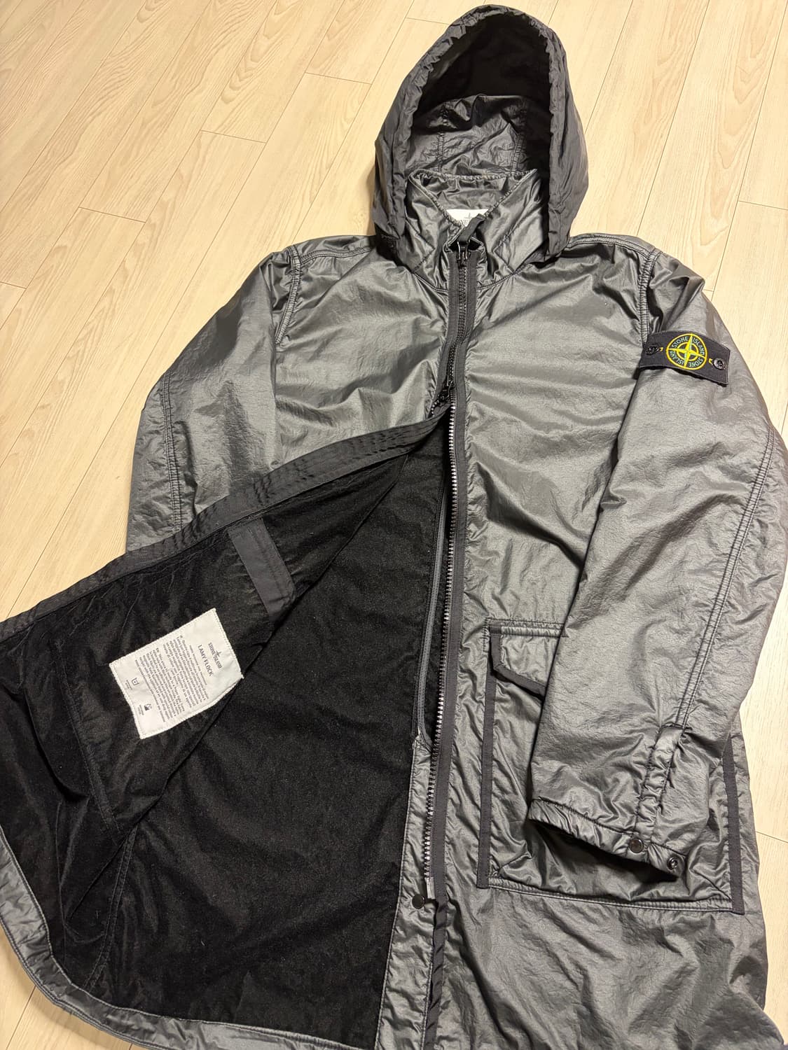 Stone island lamy flock 롱 자켓 상품이미지2