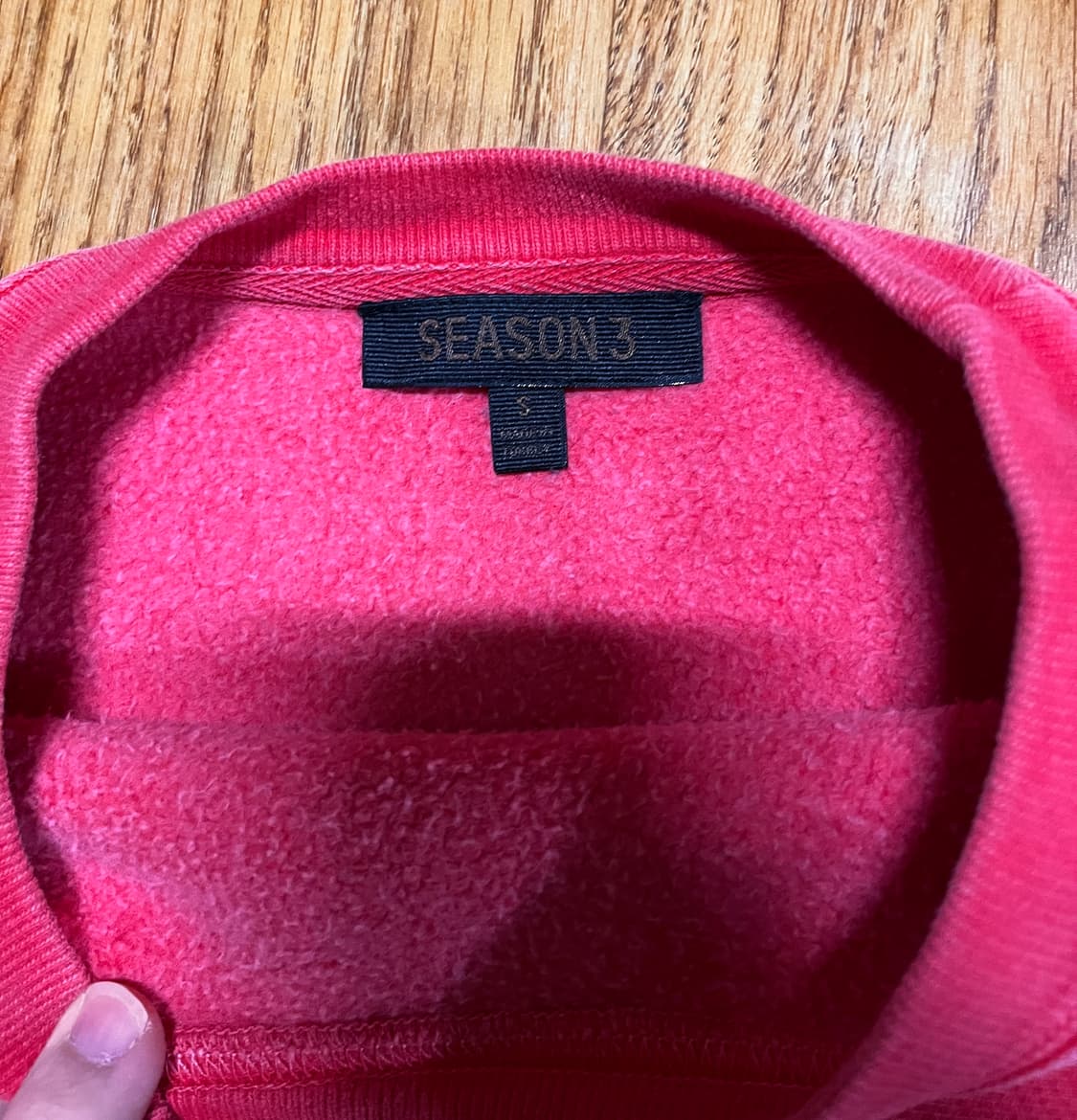 이지 시즌 3맨투맨 오버핏 S 상품이미지2