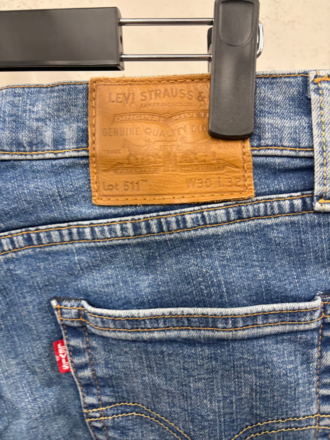 리바이스 데님 511 중청 W30 L32 상품이미지4