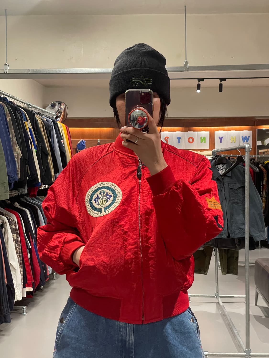 빈티지 봄버 자켓 상품이미지1