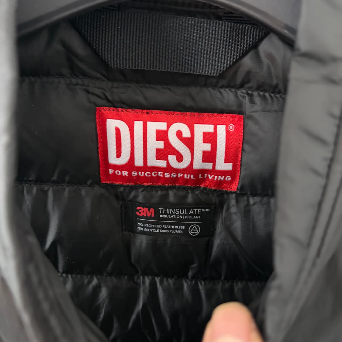 디젤 W-호킬 경량 패딩 베스트 상품이미지8