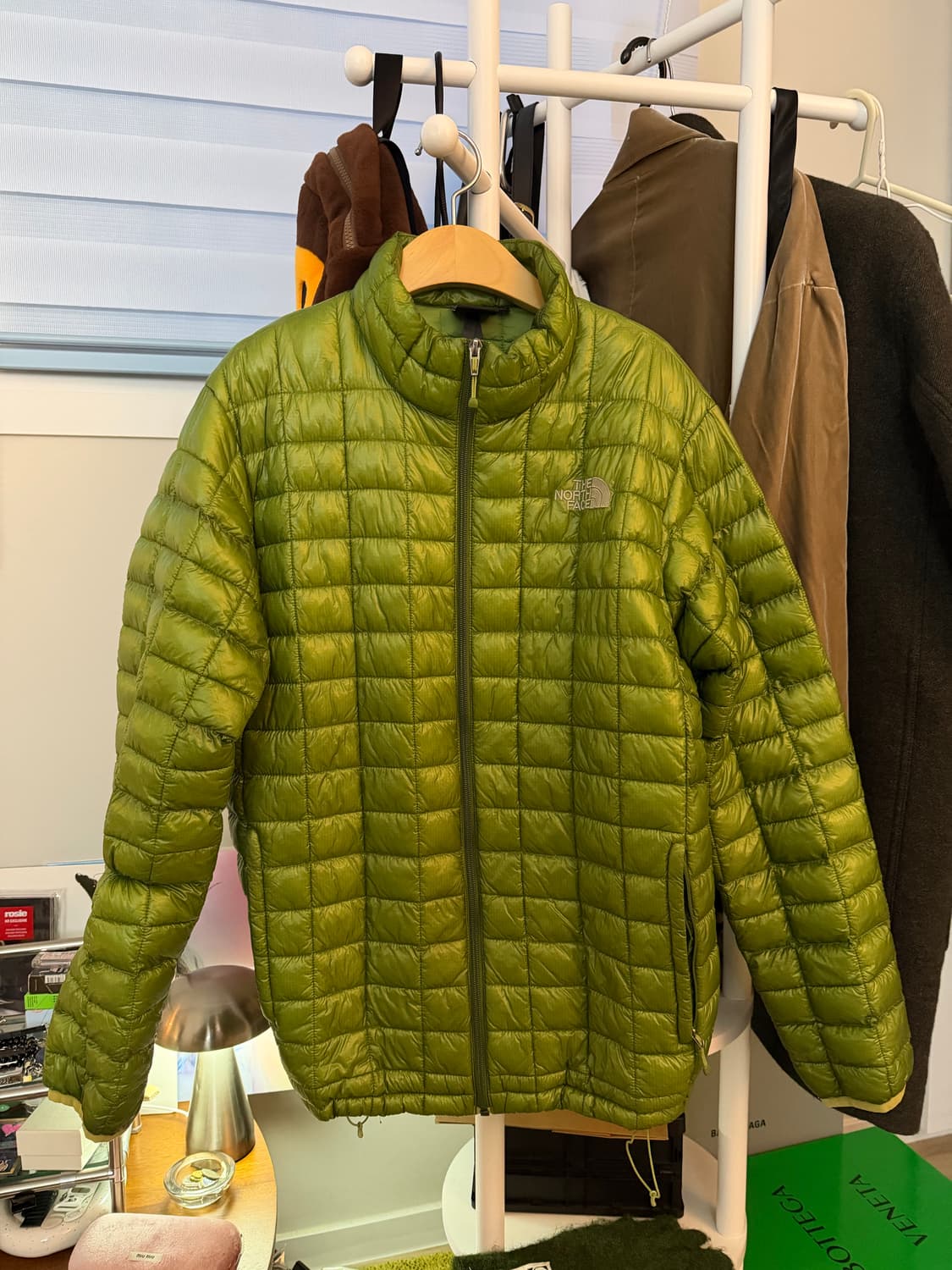 노스페이스 그린 경량패딩 상품이미지1