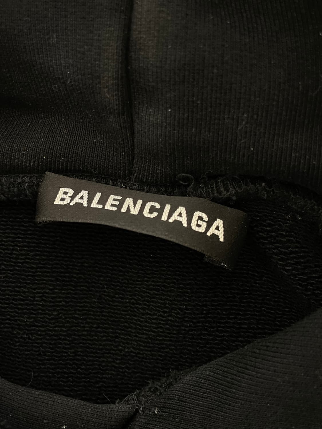 발렌시아가 웨이브로고 후드티 m(100-105) 상품이미지3