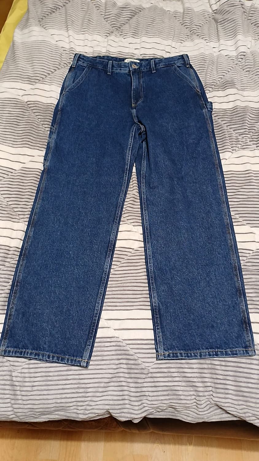 탑텐 와이드청바지 실측33인치 기장106 상품이미지1