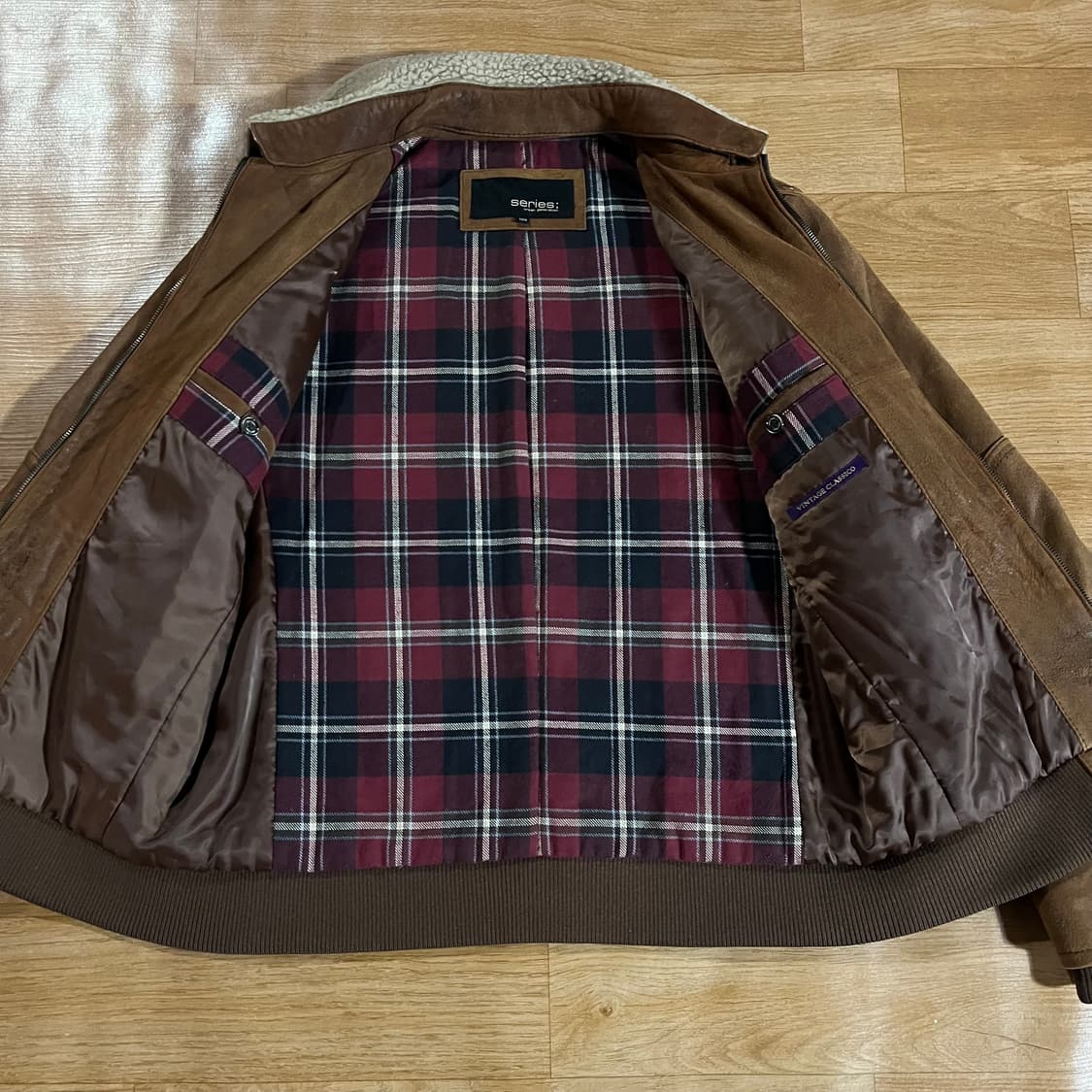 [97] 시리즈 시어링 스웨이드 가죽자켓 상품이미지8