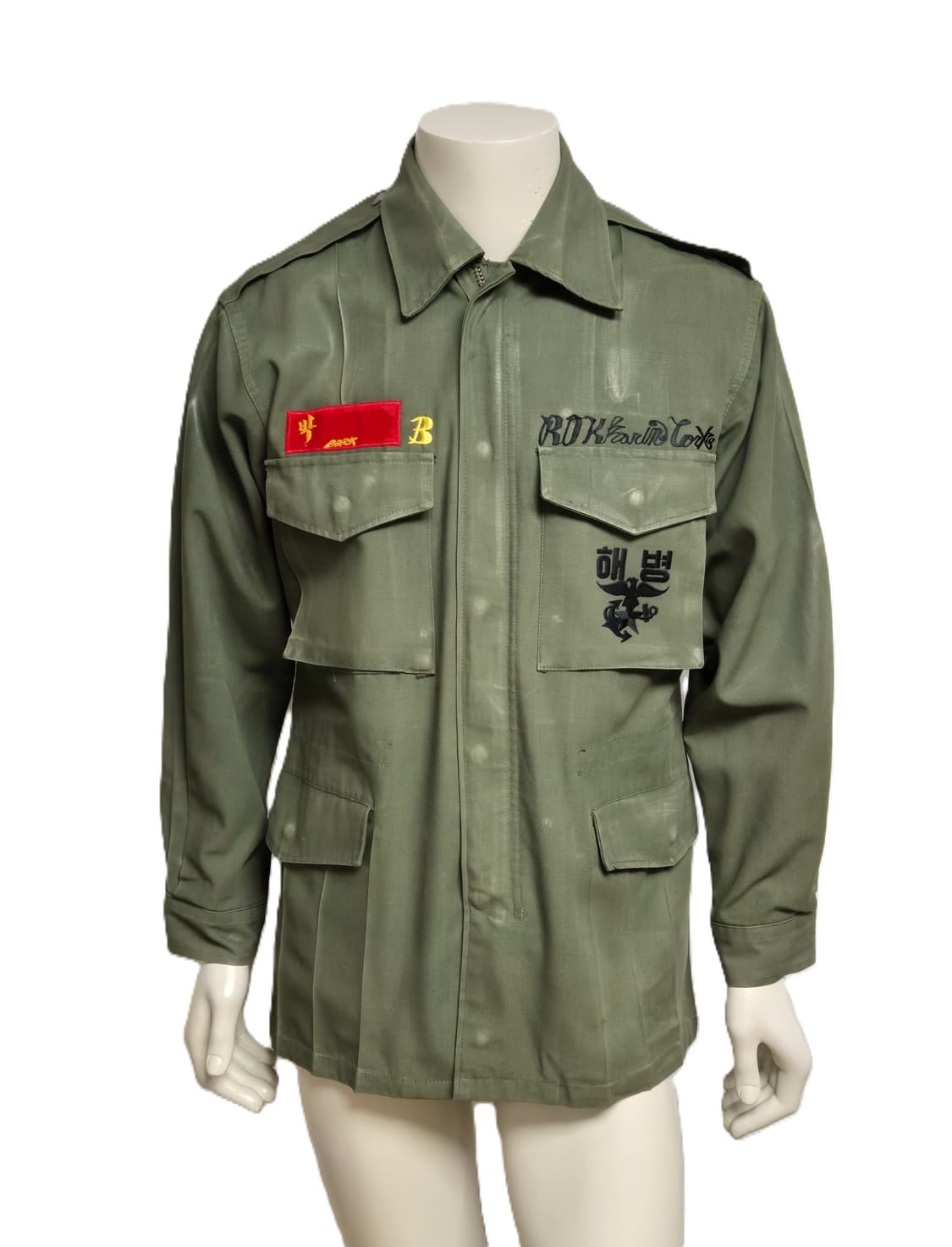 해병대 구형 민무늬 야전상의 전투복 상의 자켓 (L) 상품이미지1