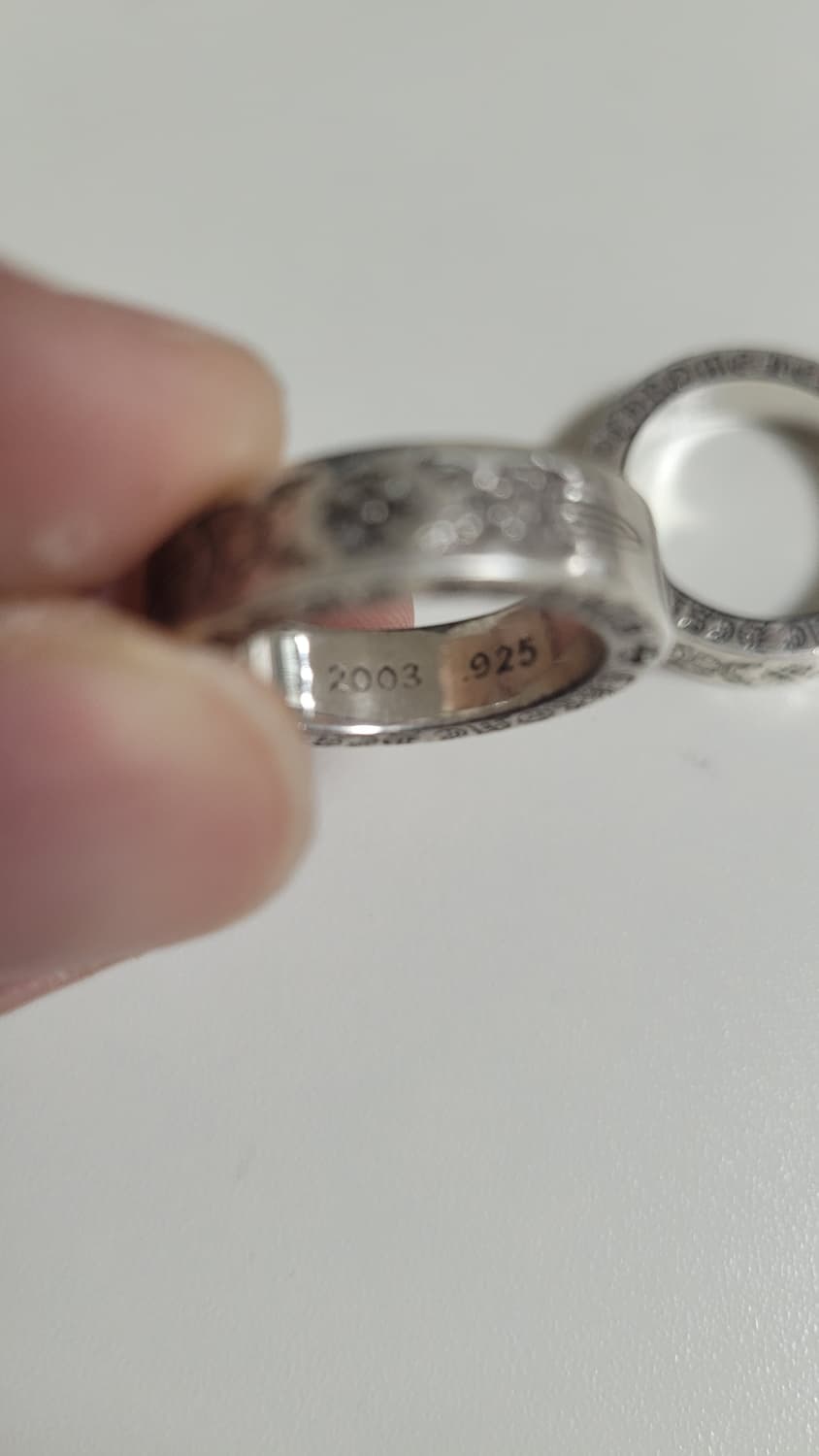 크롬하츠 대거 스페이서링 us6, us8.5 세트로 팝니다. 상품이미지3