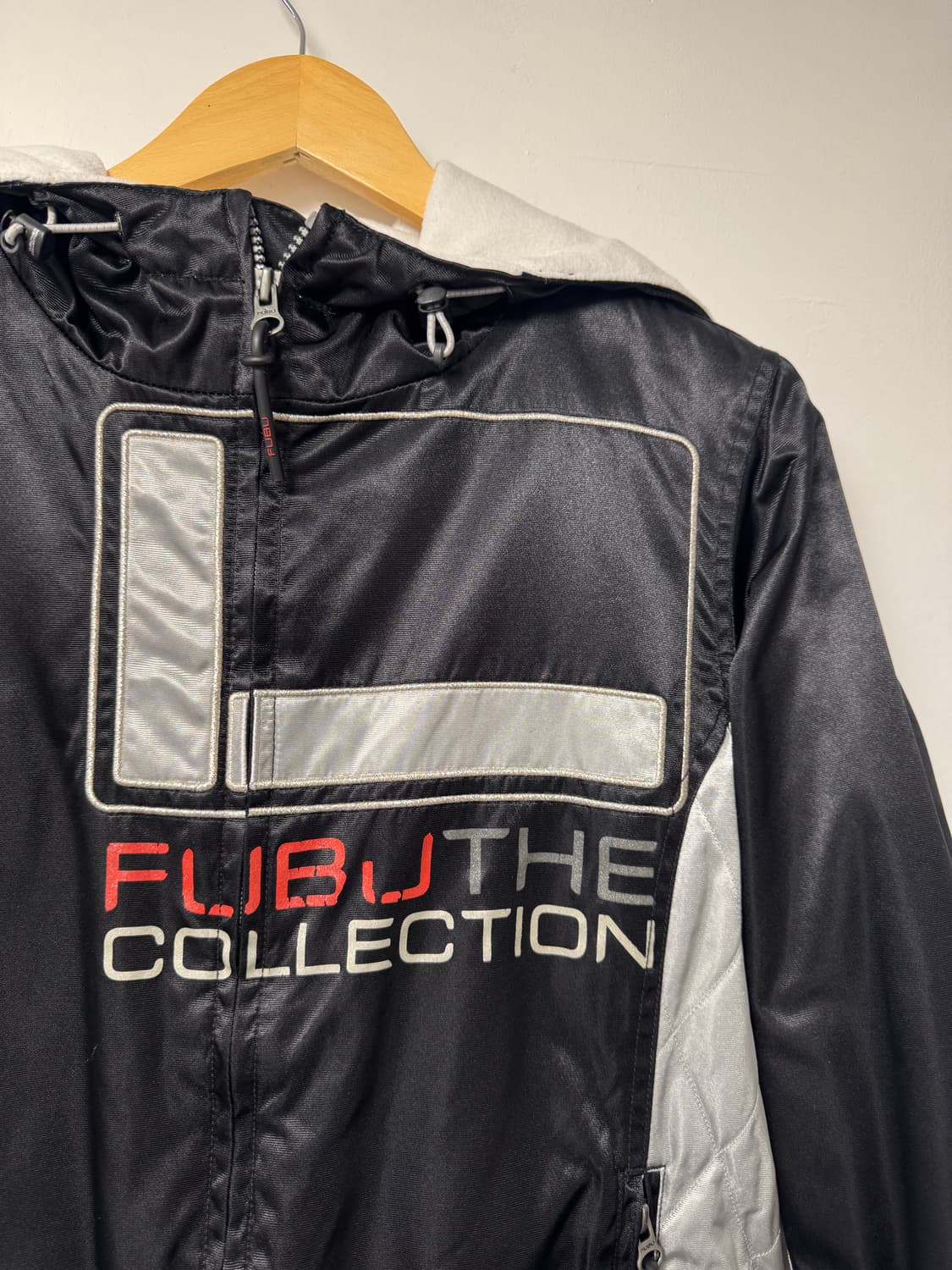 FUBU 푸부 올드스쿨 누빔 봄버 후드 자켓 M 상품이미지2