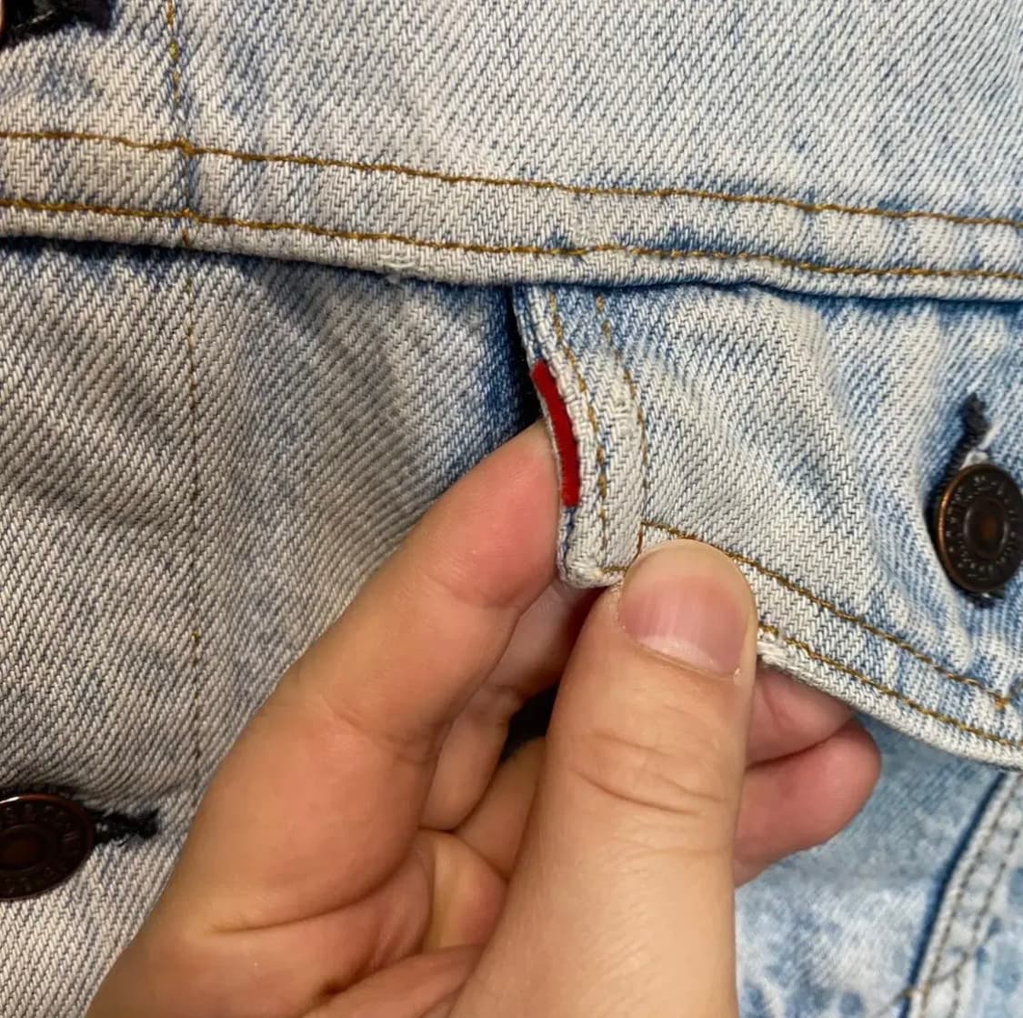 (XL)90s리바이스 70507-0214 데님 트러커 자켓 상품이미지5