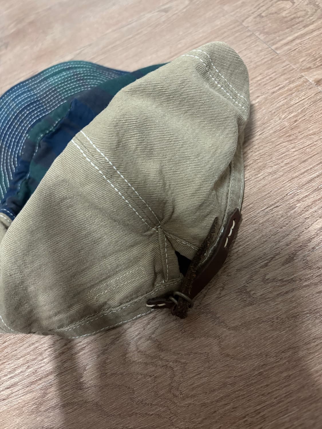 캐피탈 체크 캡 모자 상품이미지5