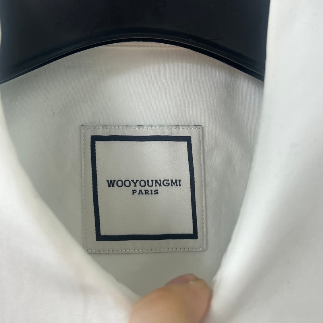 우영미 백로고 셔츠 상품이미지7