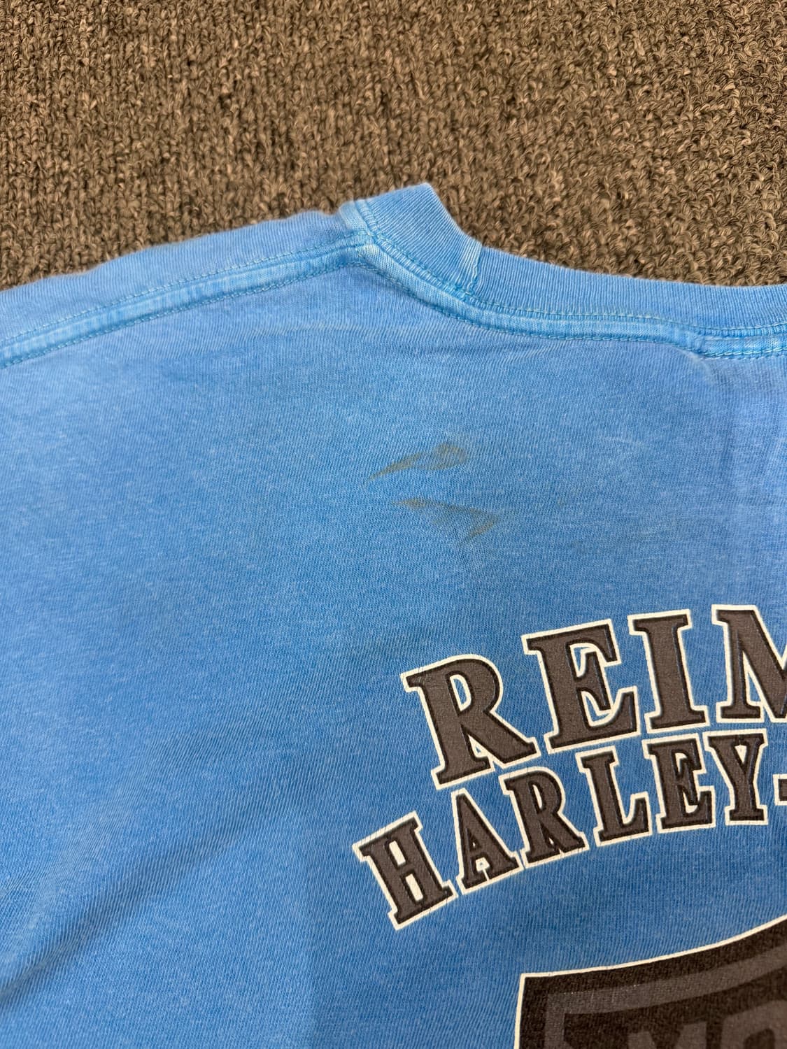 L) 할리데이비슨 빈티지 프린팅 반팔 티셔츠 상품이미지8