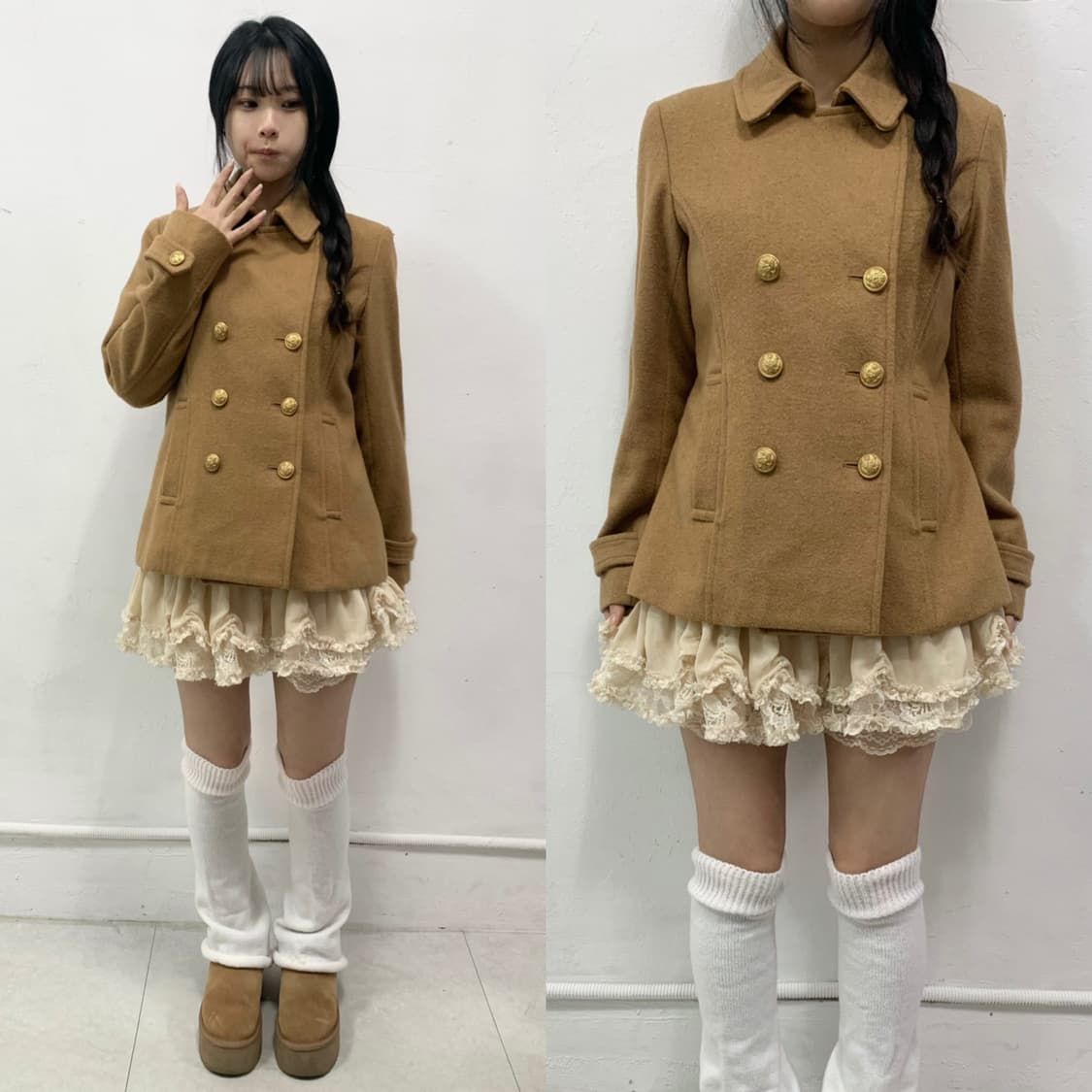 [PAGE BOY] 라떼갸루 리락쿠마 숏코트 상품이미지1