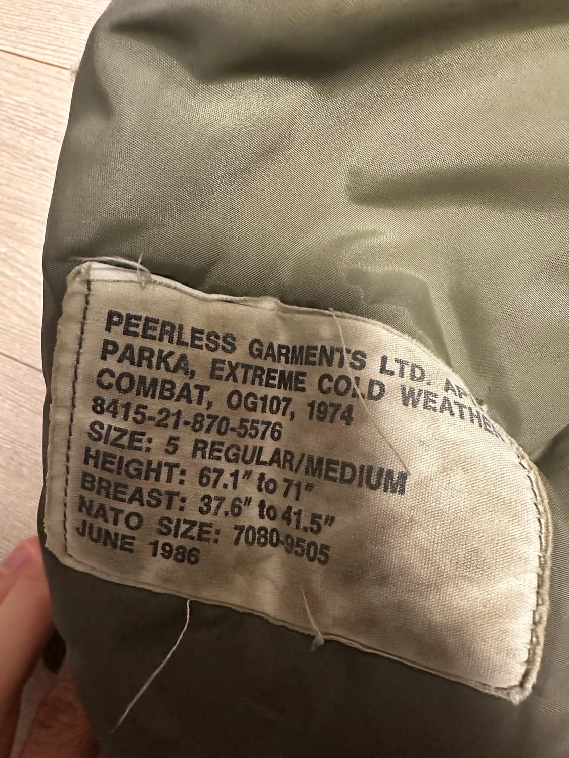 캐나다군 파카 상품이미지4