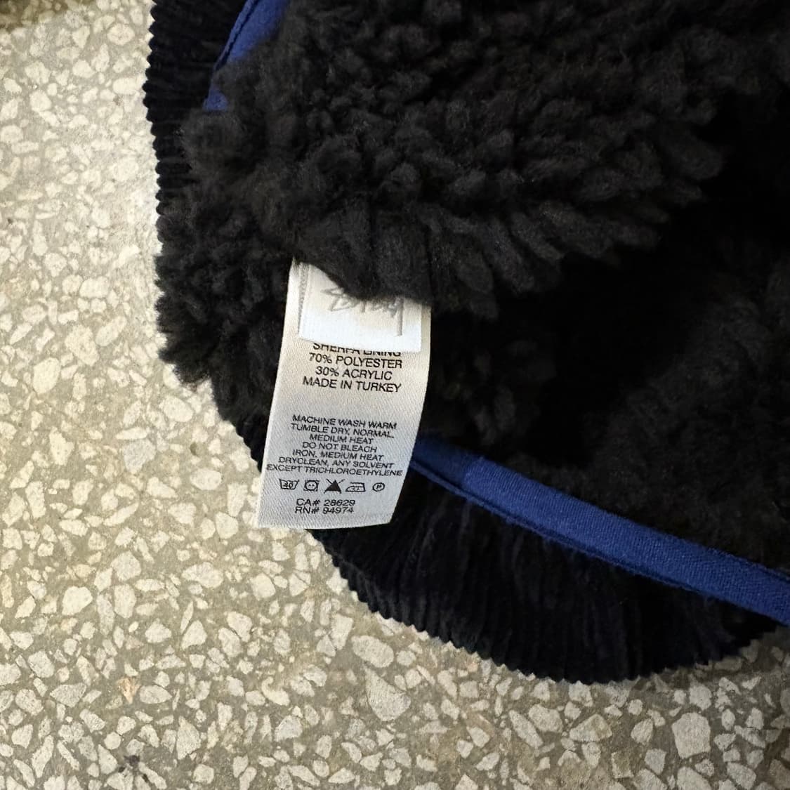 스투시 블랙 코듀로이 목 풀오버 자켓 상품이미지10