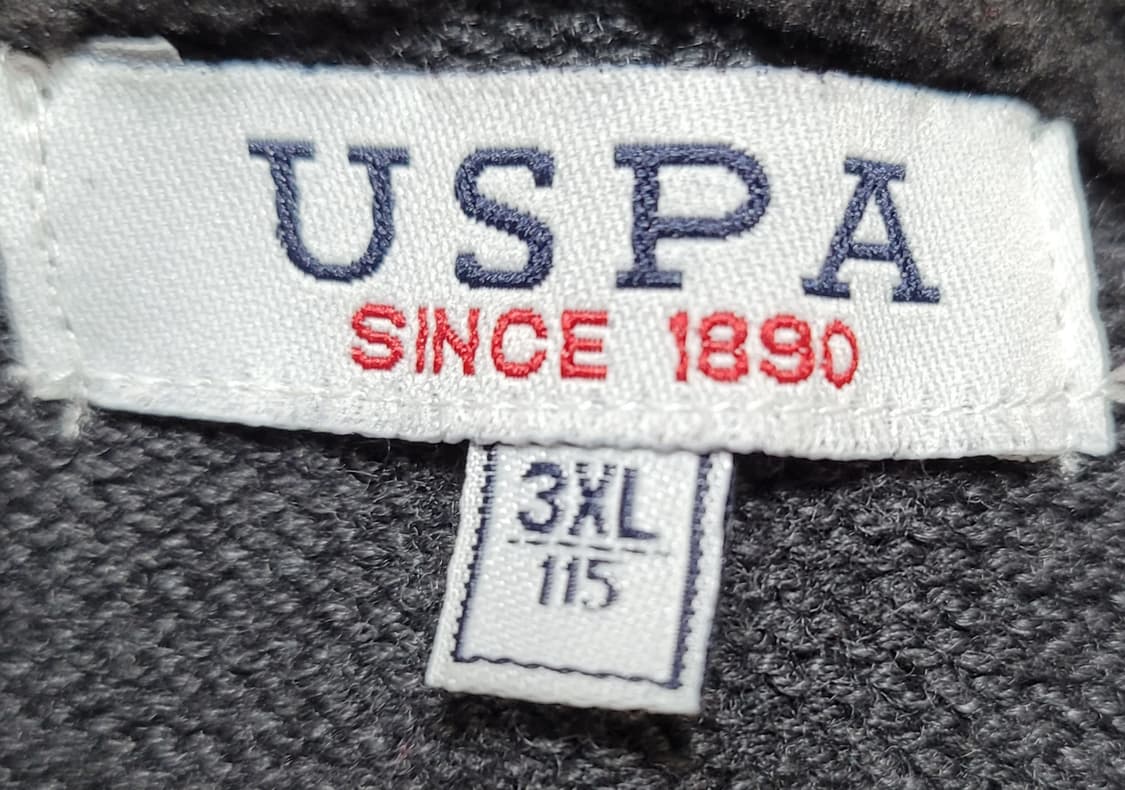 uspa 폴로 하프넥 니트 스웨트셔츠 3XL 상품이미지2