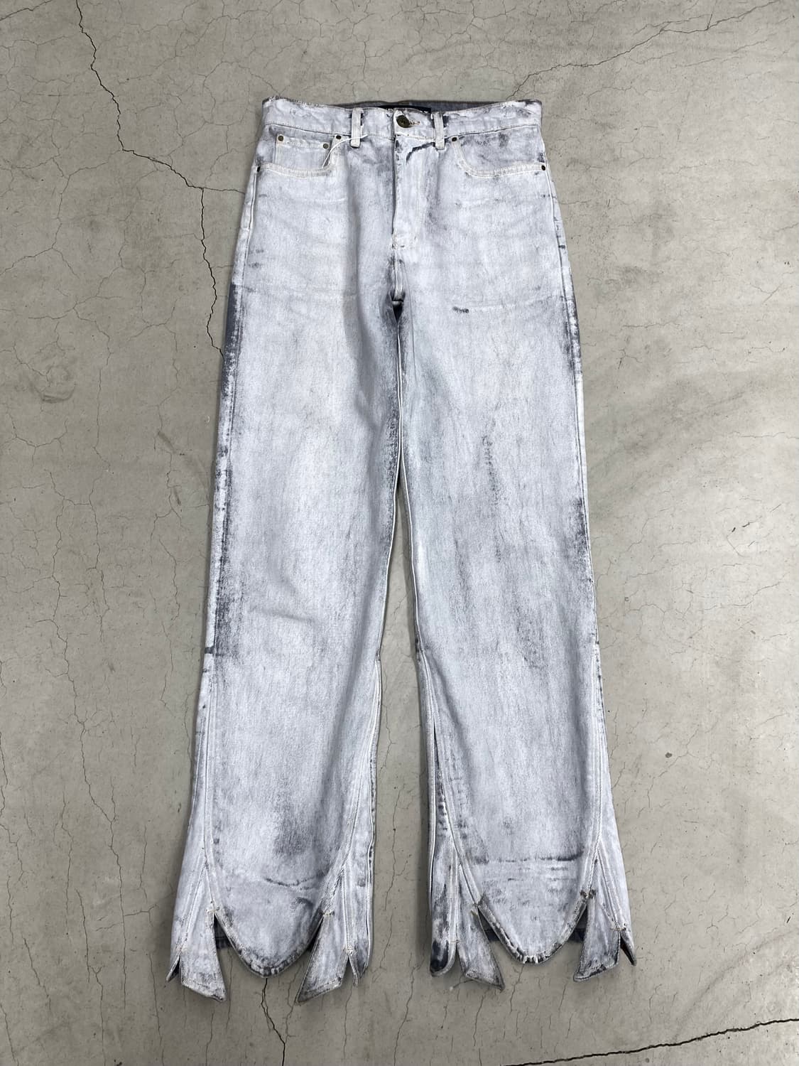 와이프로젝트 튜더 디스트로이드 스플릿 헴 데님 상품이미지3