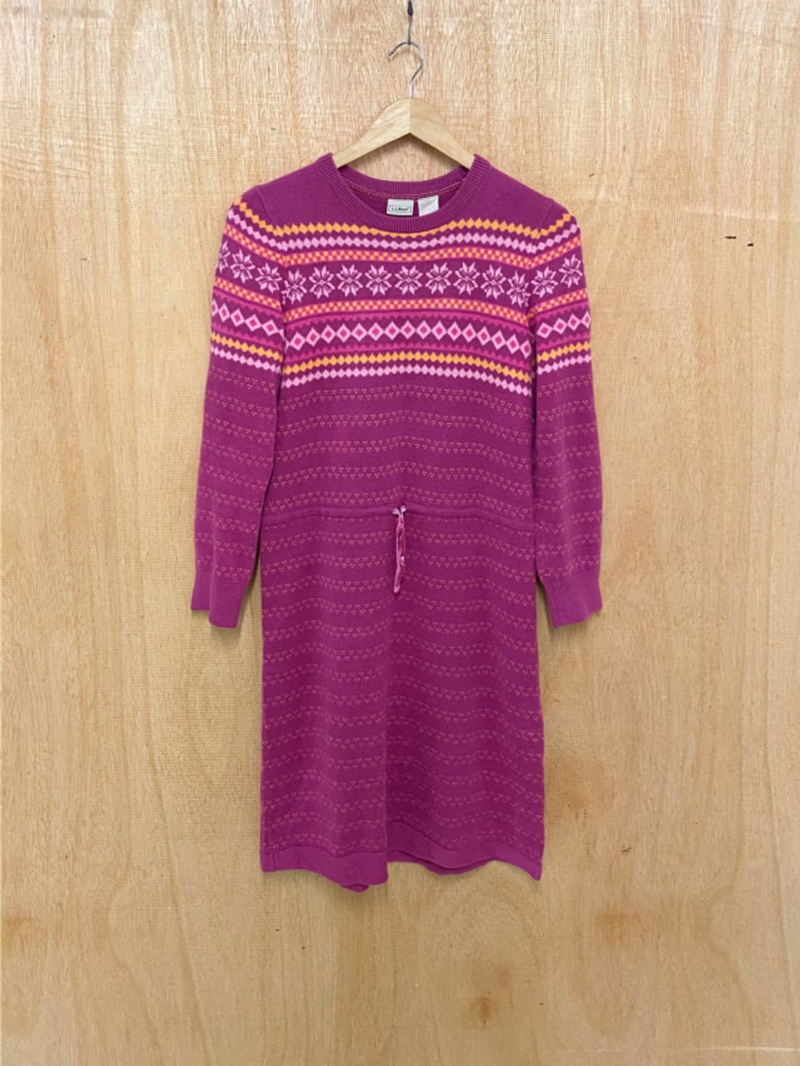 L.L. BEAN fair isle knit onepiece 페어아일 상품이미지3