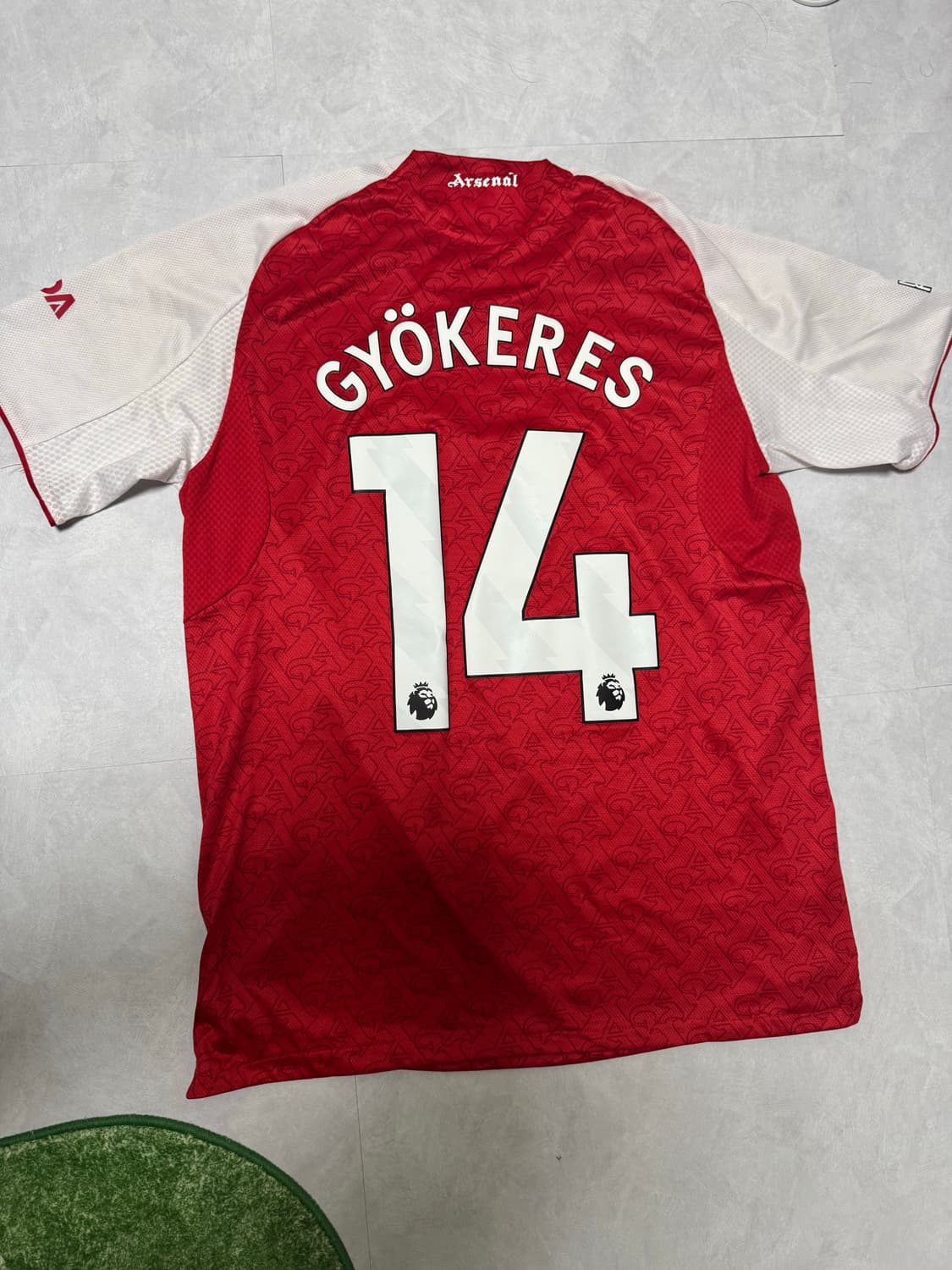 아디다스 아스날 25 26 레플리카 홈 선수용 요케레스 마킹 유니폼 상품이미지2