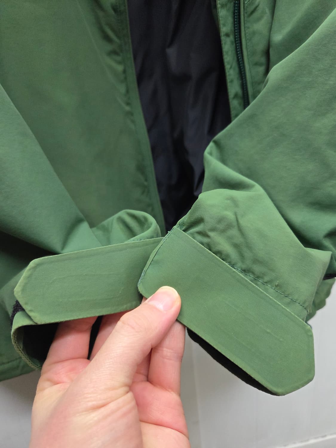 노스페이스 화이트라벨 딥그린 하이벤트 바람막이 자켓 상품이미지6