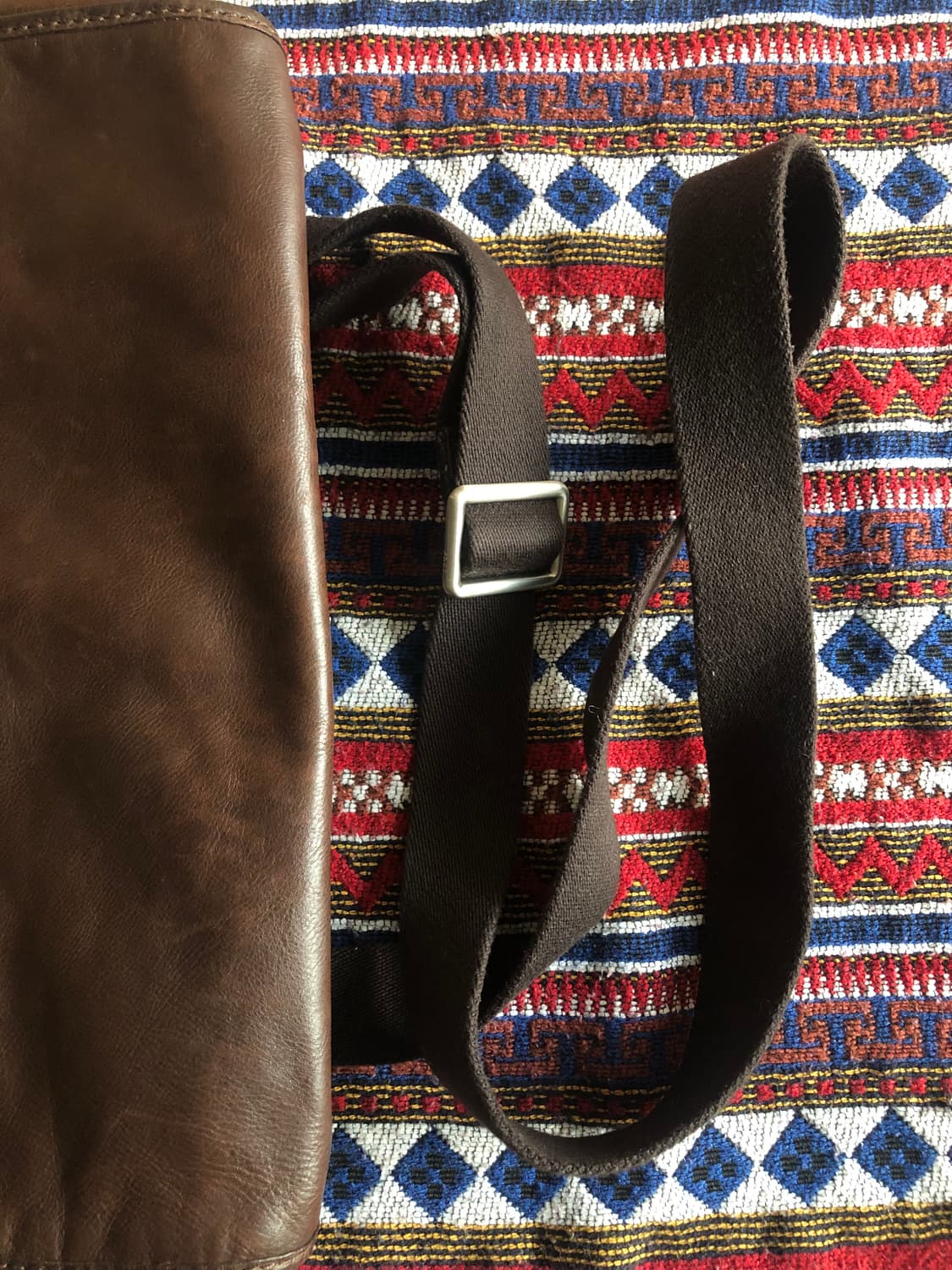 파슬 브라운 레더 크로스백 메신저백 상품이미지5