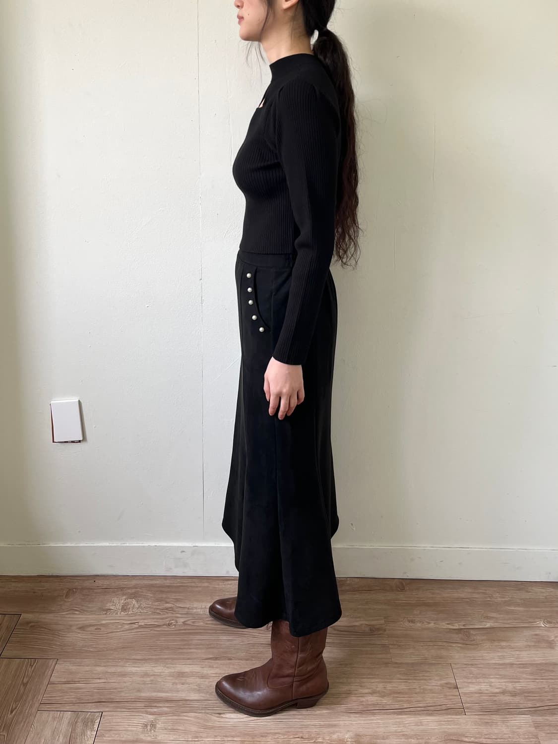 Lax Dan Tia 진주아트 스커트 상품이미지9