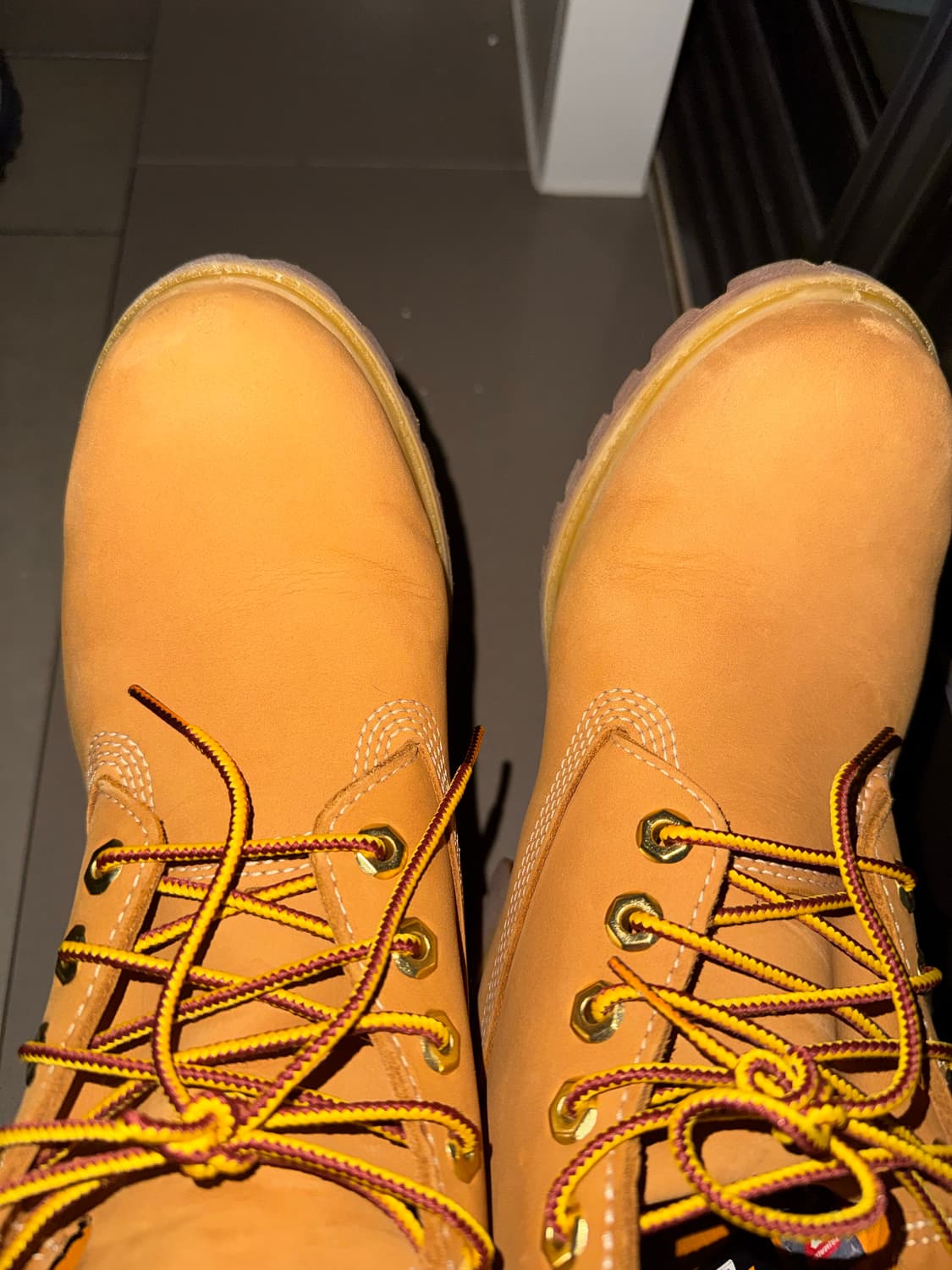 팀버랜드 프리미엄 6인치 워터프루프 부츠 위트 누벅 - 와이드 상품이미지2