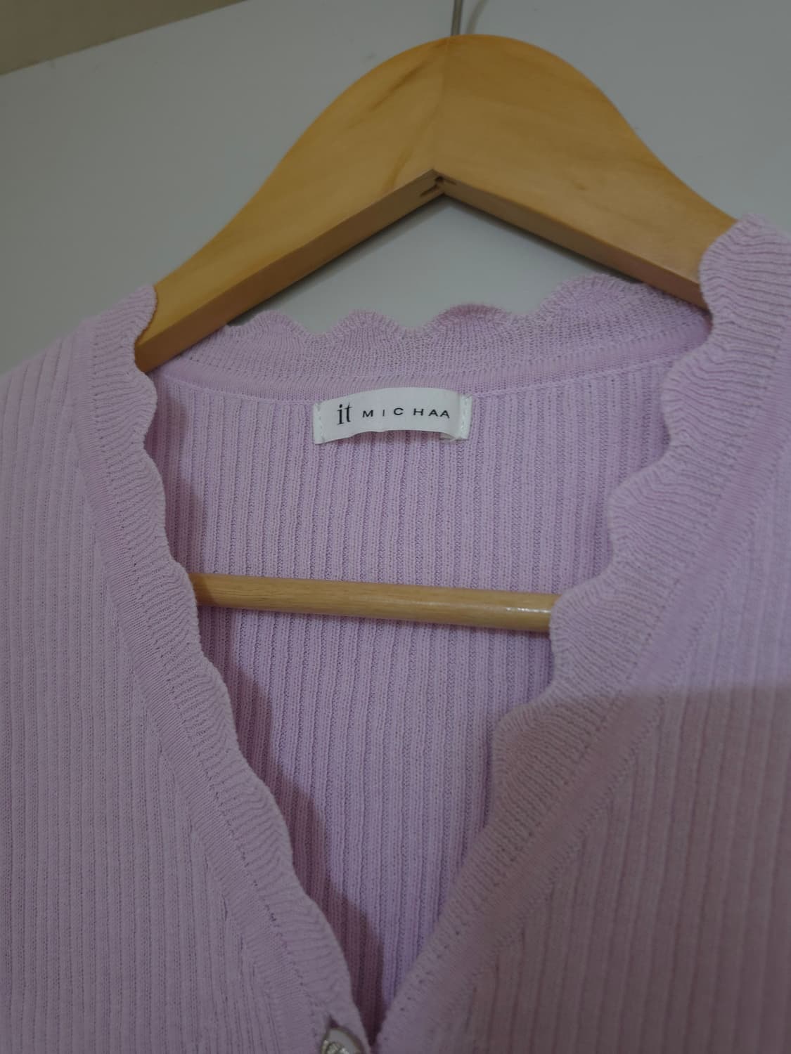 잇미샤 반팔 니트 가디건 상품이미지2