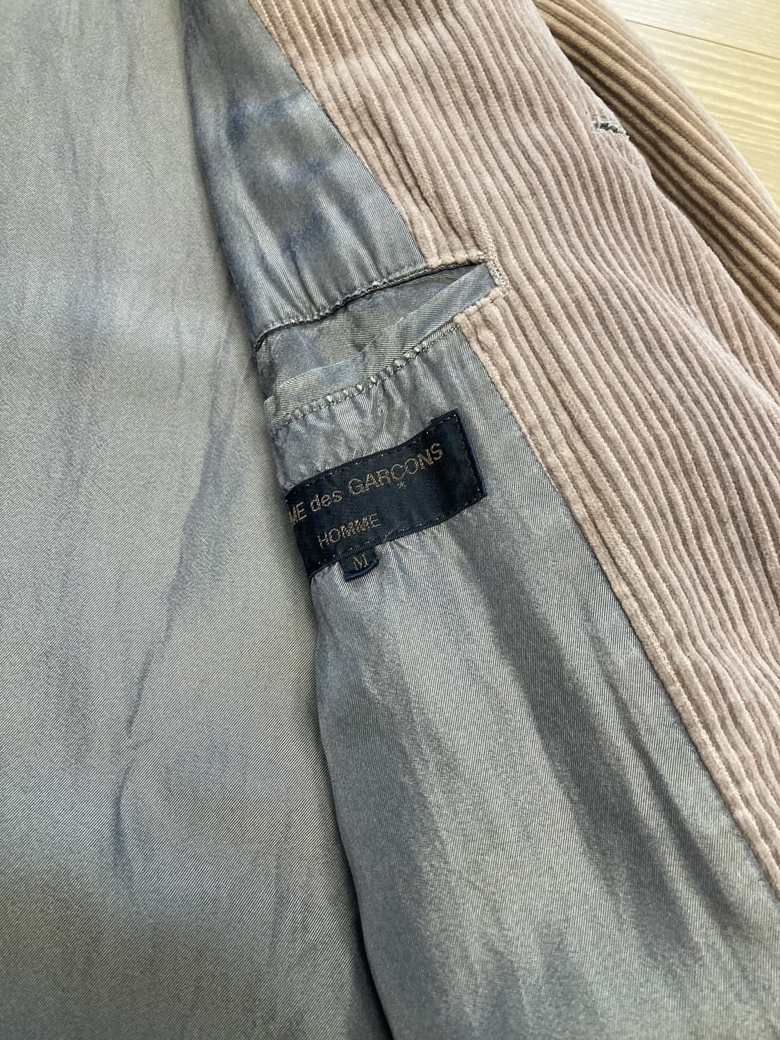 꼼데가르송 옴므 다나카 초기 코듀로이 코트 상품이미지4