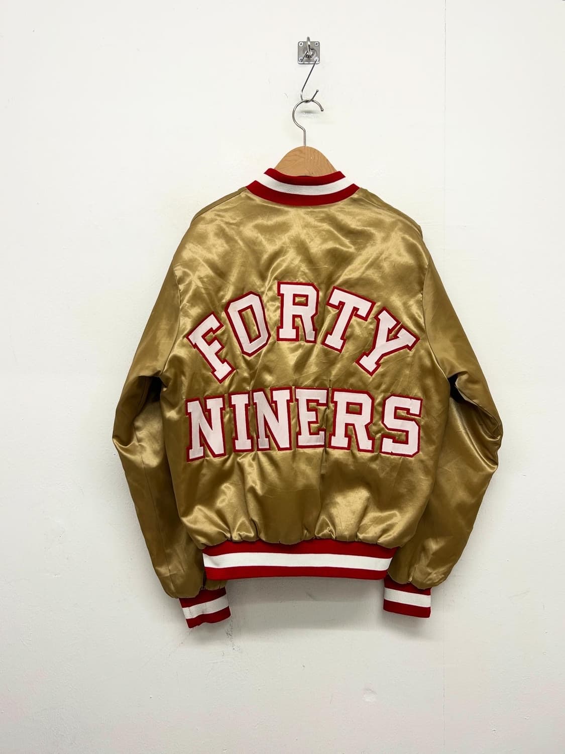 90s Chalk Line San Francisco 49ers 바시티자켓 상품이미지3