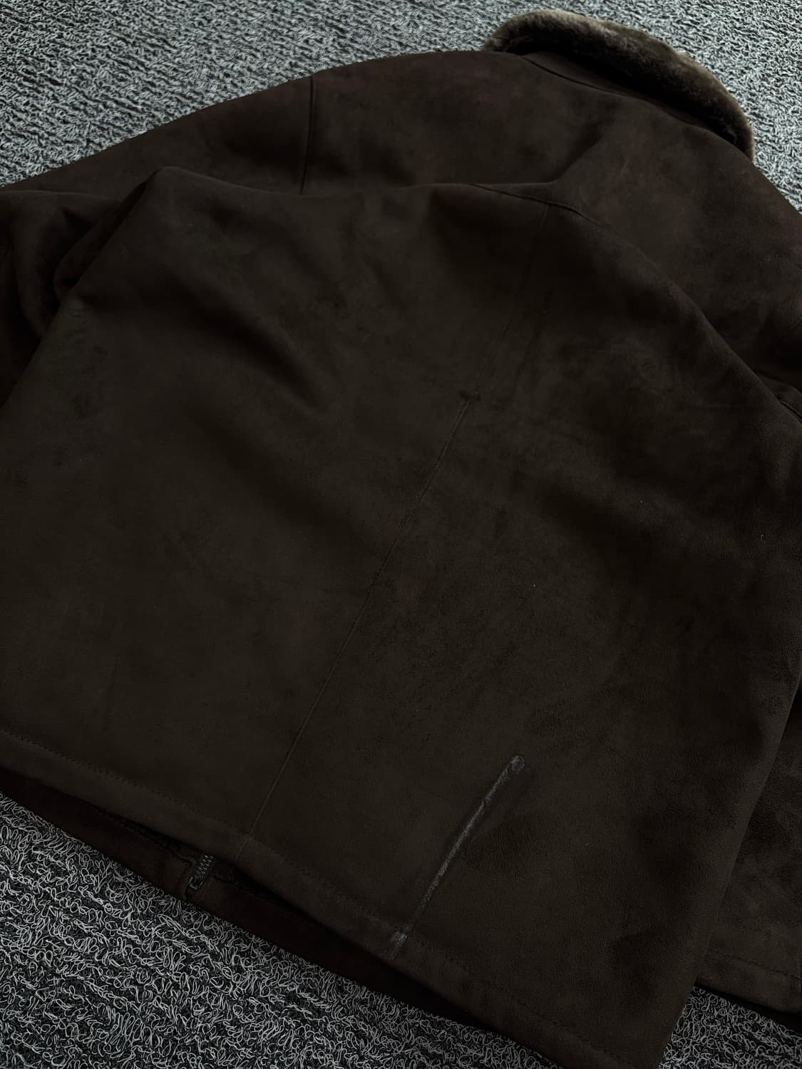 빈티지 아카이브 스웨이드 무스탕 자켓 브라운 1784 상품이미지5