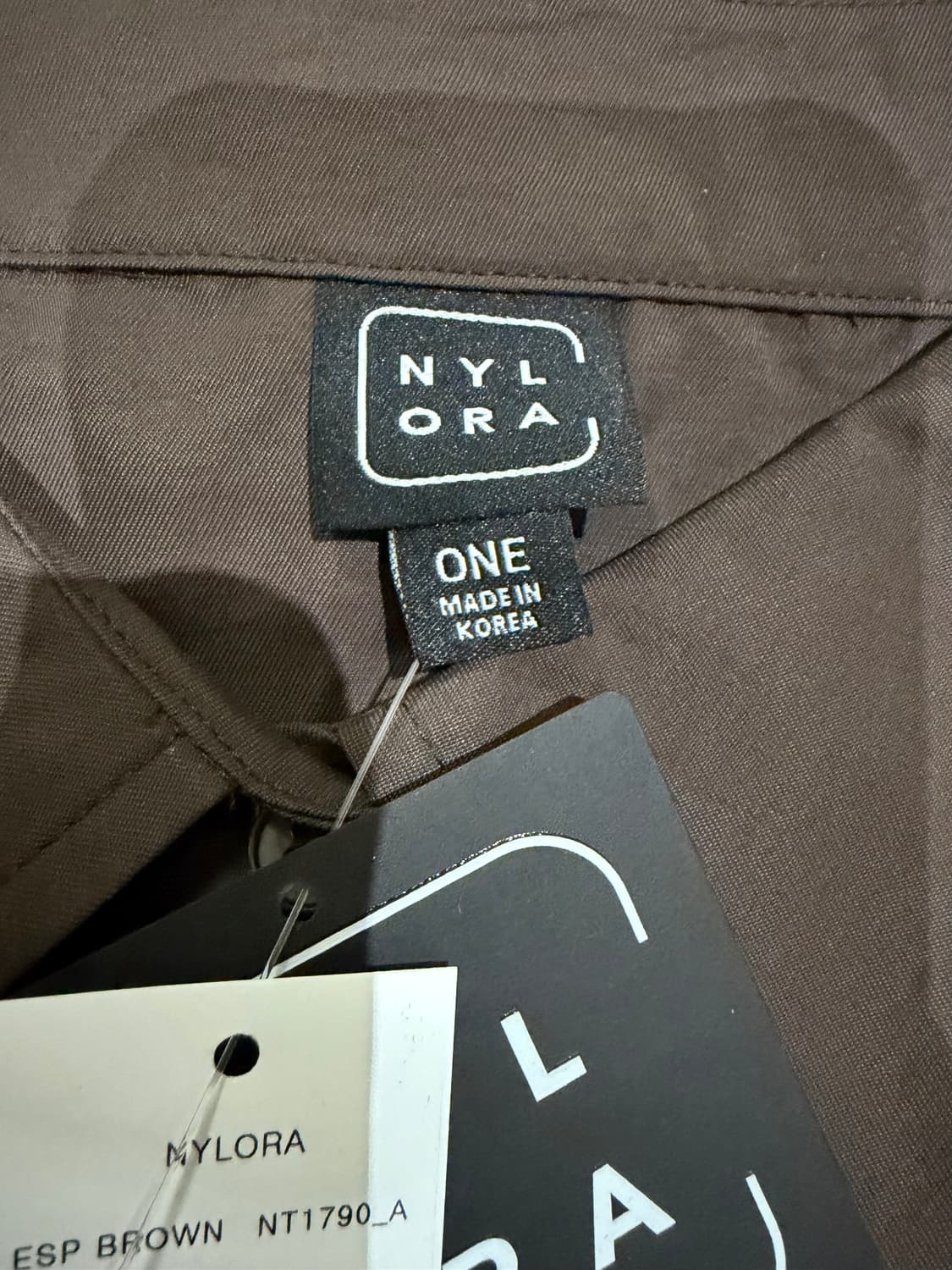 나일로라 브라운 셔츠M 상품이미지4