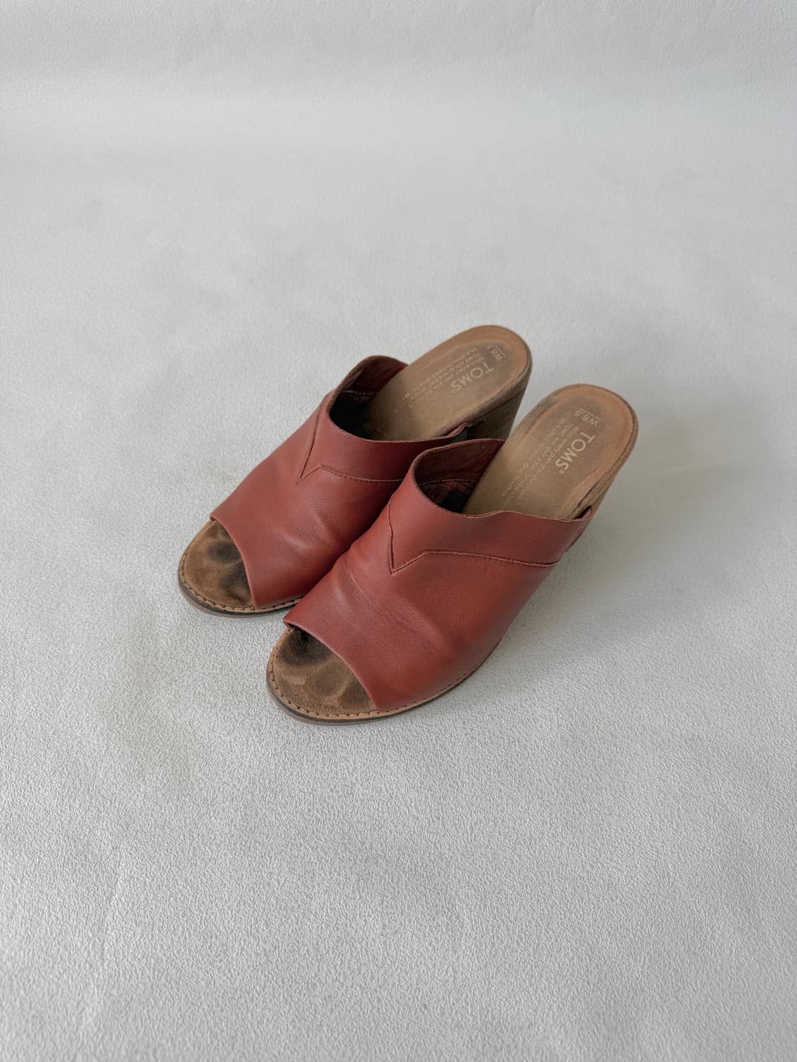 [W8.5, 255]탐스(TOMS) 레더 우드힐 상품이미지3