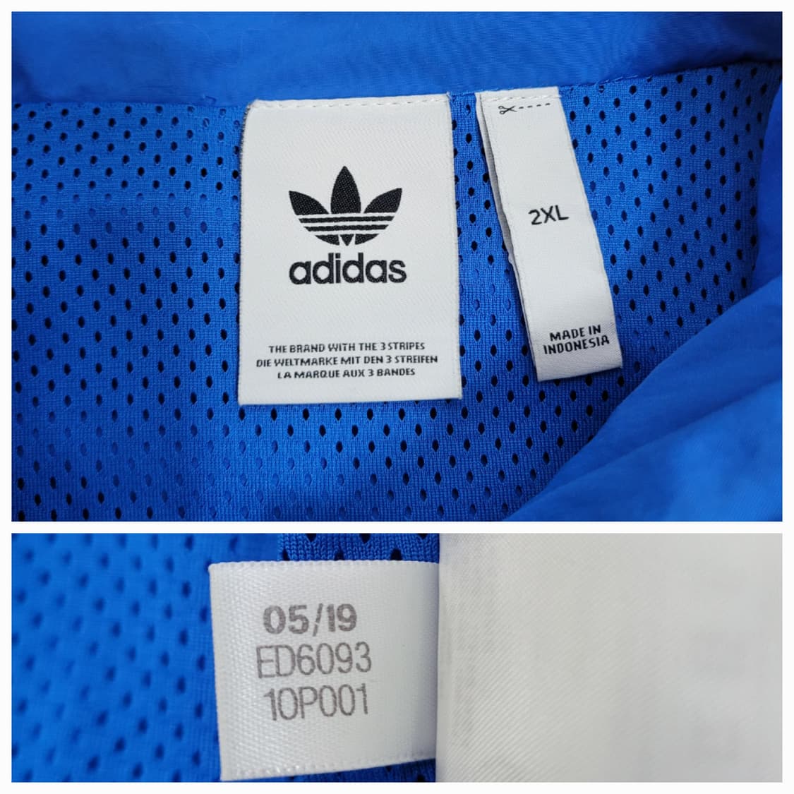 adidas 아디다스 락업 트랙탑 저지 / 남 2XL 
 상품이미지8