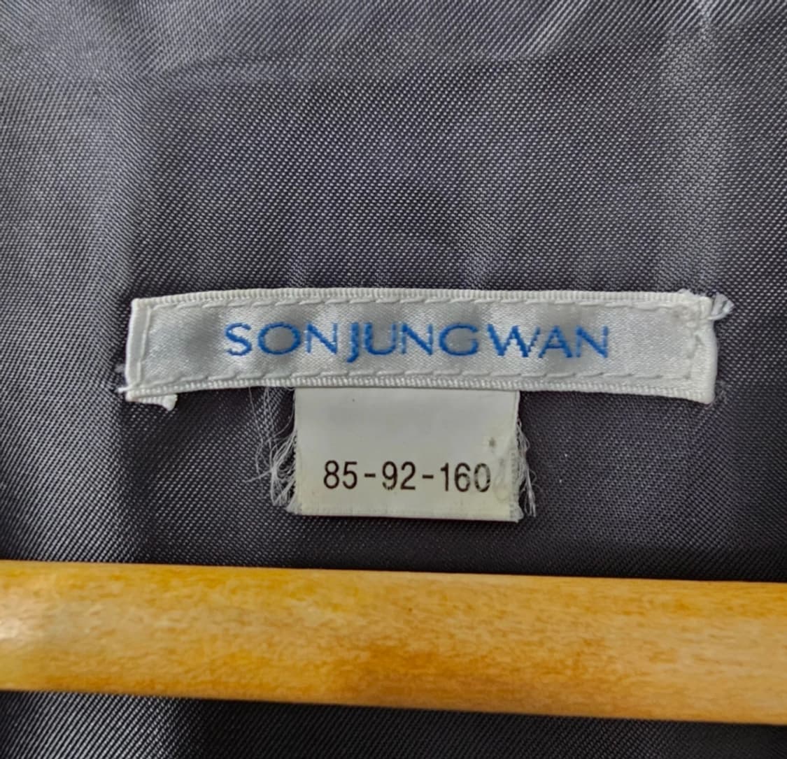 손정완 헤링본 트위드 케이프 코트 ~55반 상품이미지6