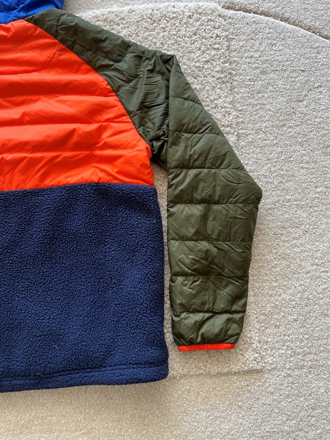 폴로 컬러 블록 플리스 자켓 (100-103) 상품이미지7