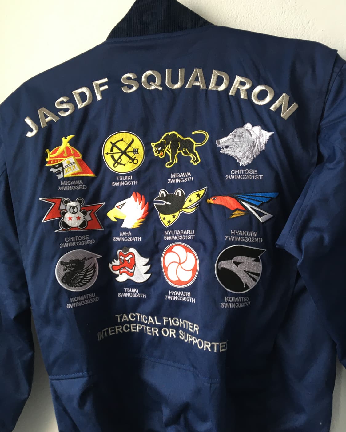 Patch point flight jacket 상품이미지2