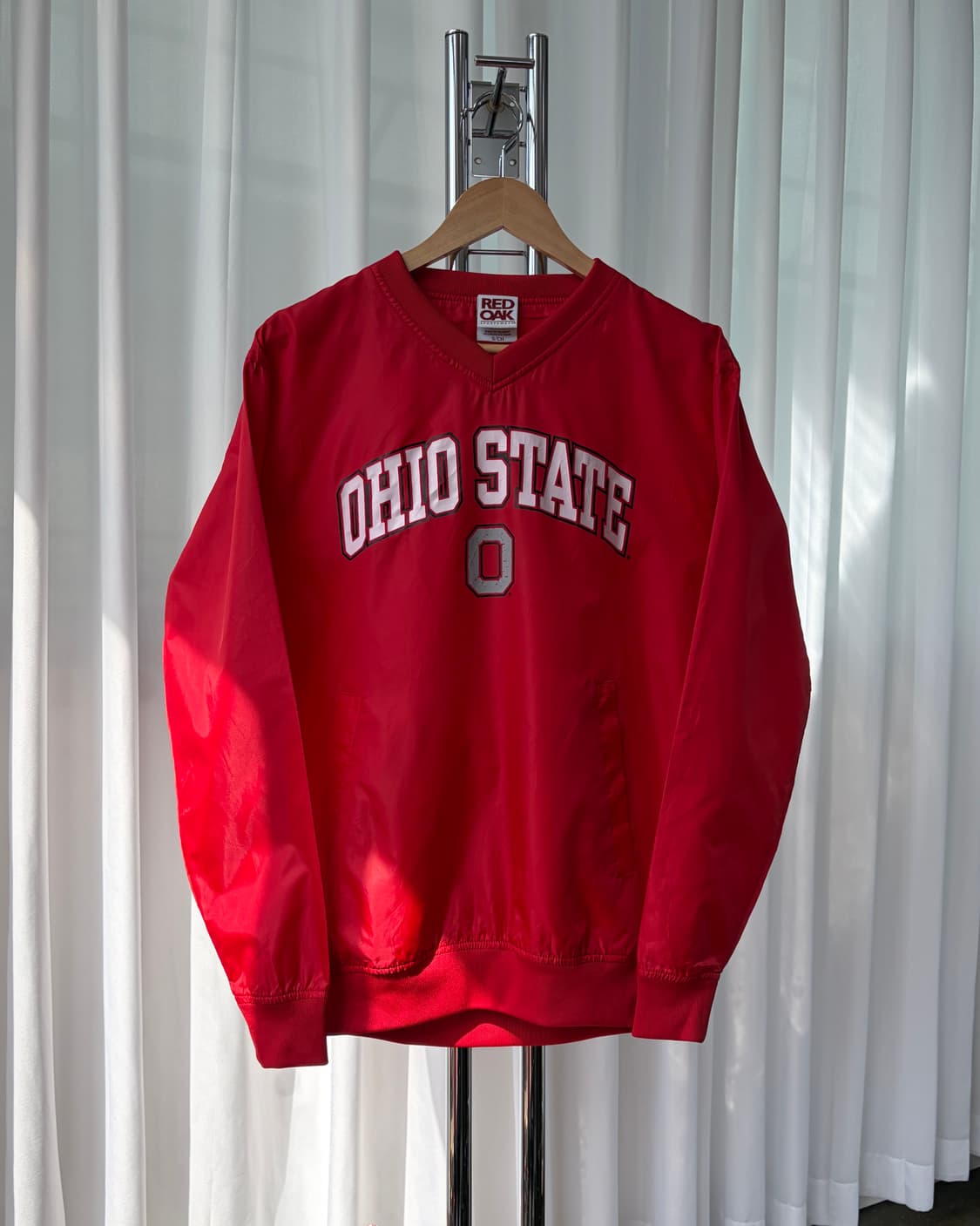 [S-M]레드오크 오하이오 스테이트 웜업 바람막이  상품이미지2