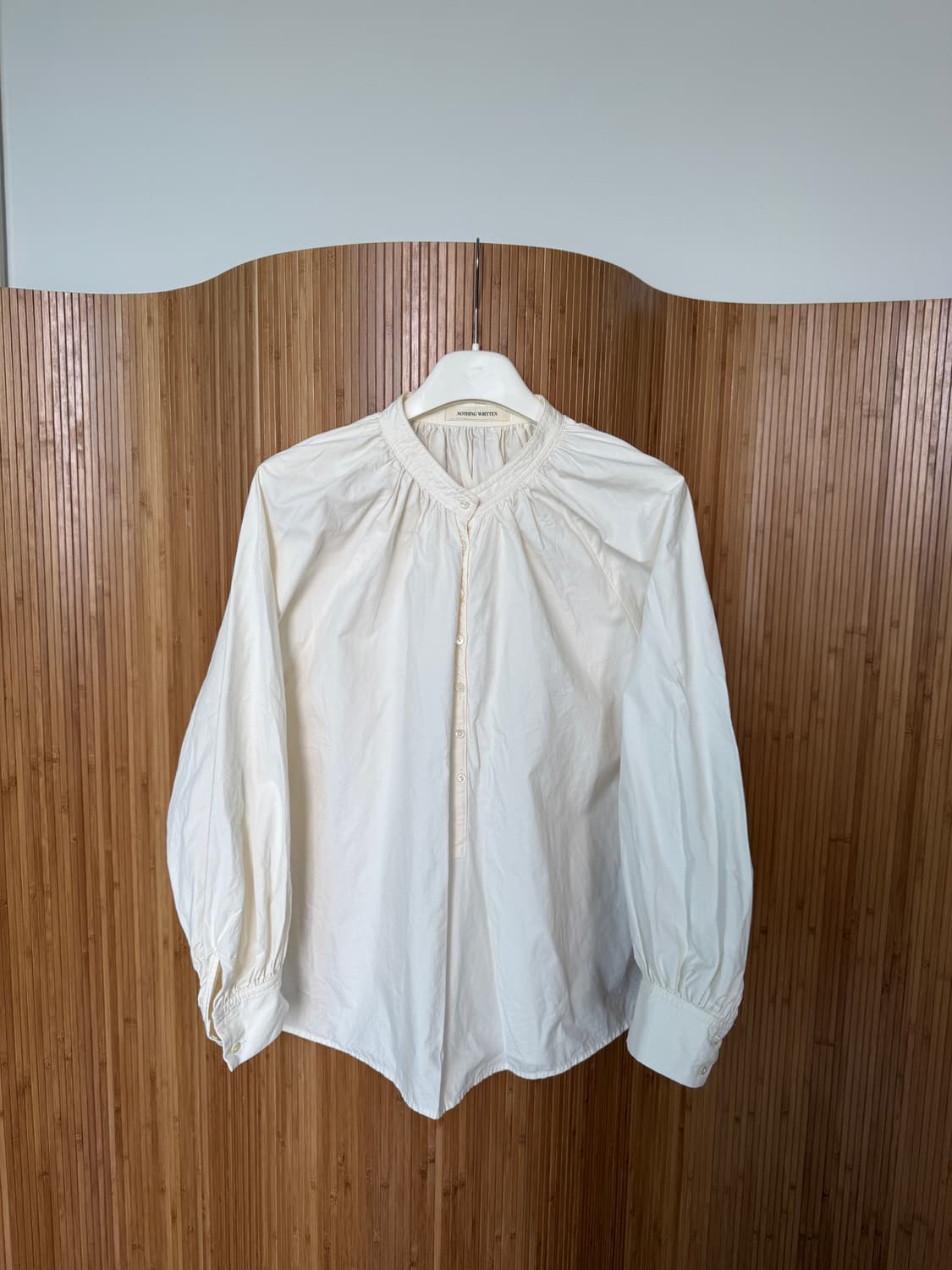 Nothing written kate shirring shirt 상품이미지3