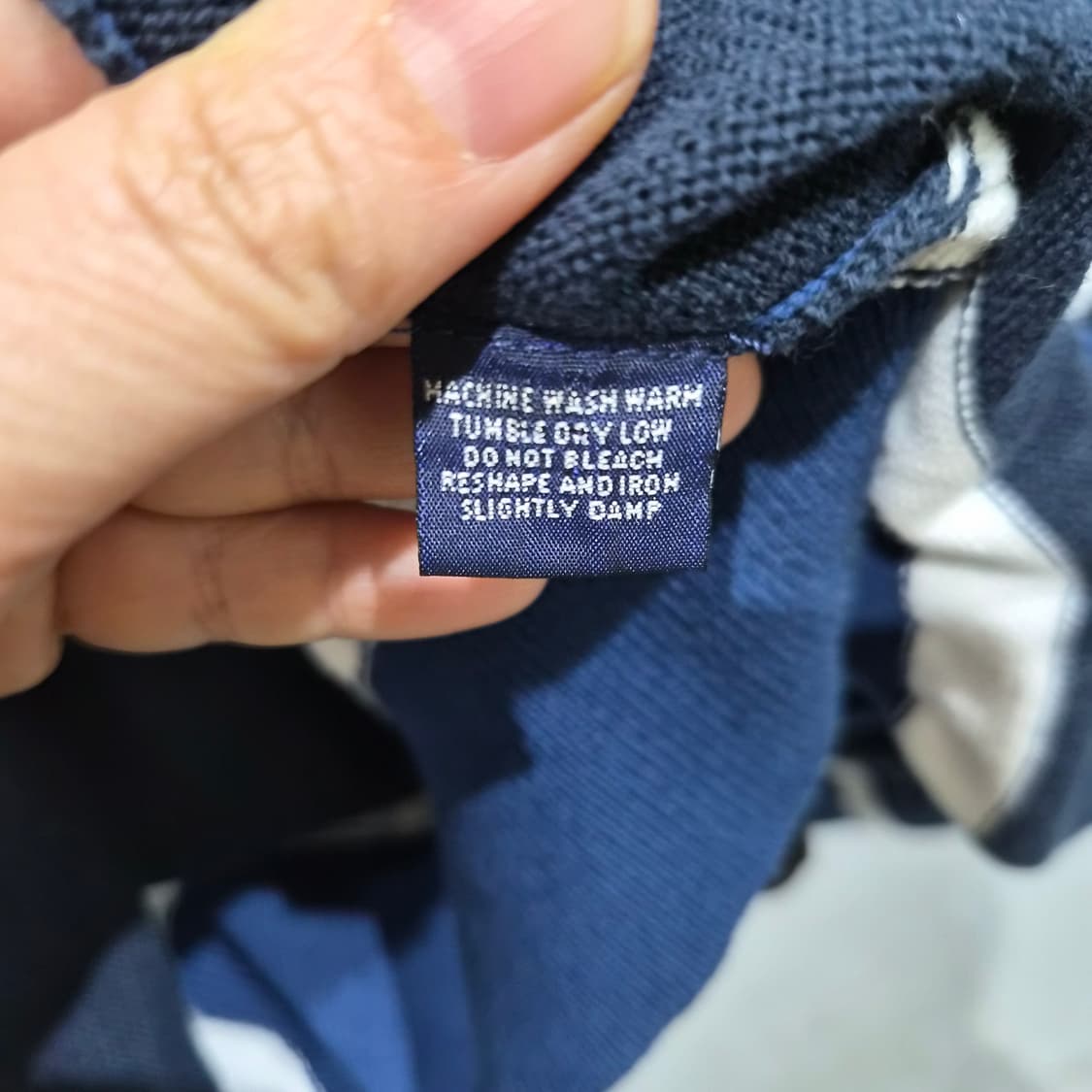 폴로랄프로렌 스트라이프 숄카라 가디건 상품이미지5