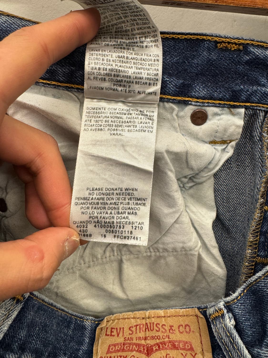 90‘s Levi’s 501 Straight Fit 상품이미지6