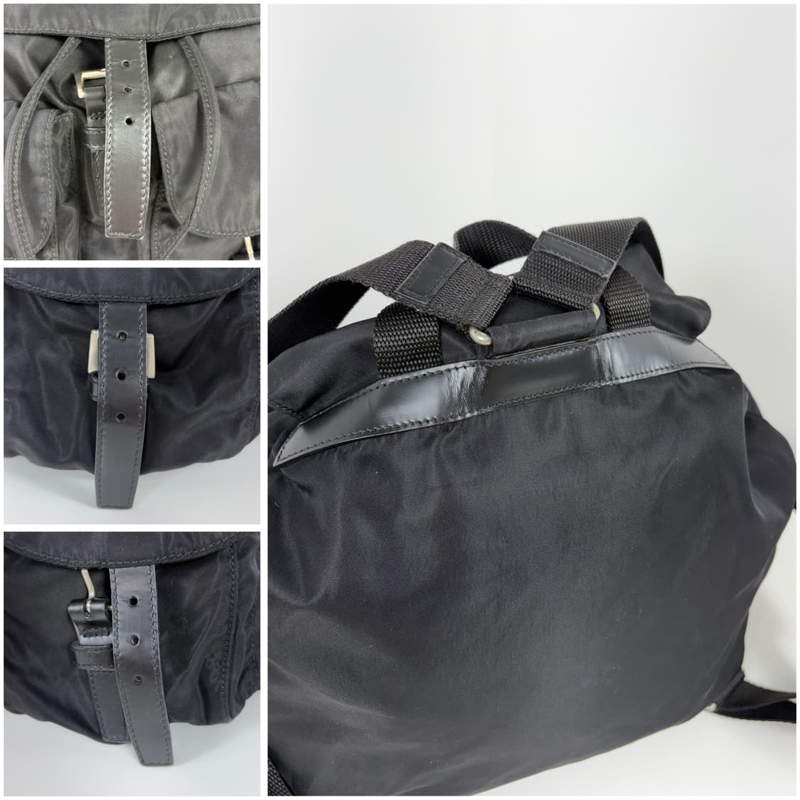 프라다 나일론 투포켓 미듐 백팩 상품이미지8