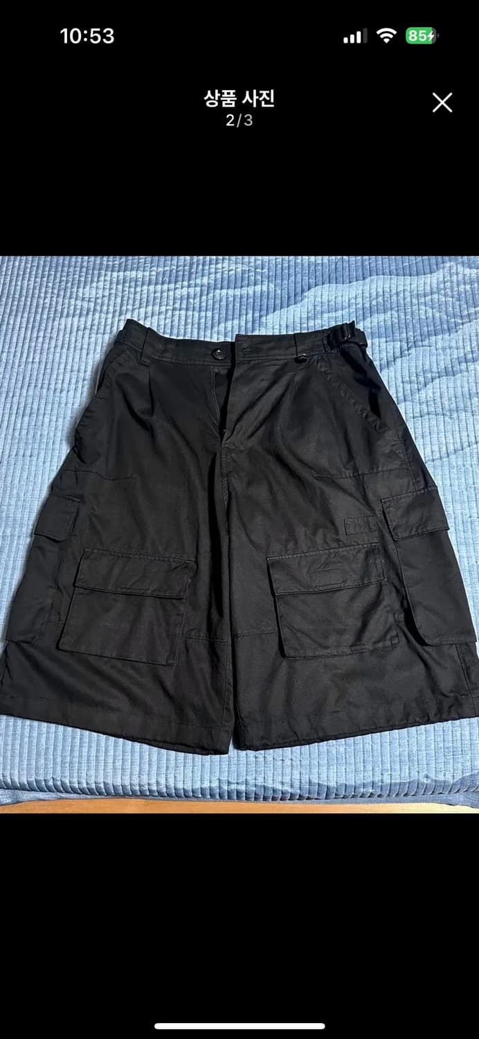 폴리테루 버뮤다 팬츠 블랙 3 상품이미지2