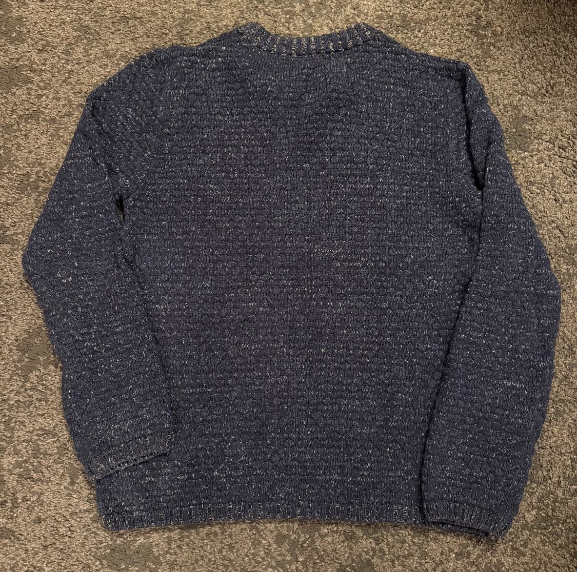 (L) 자라 네이비 코튼니트 상품이미지2