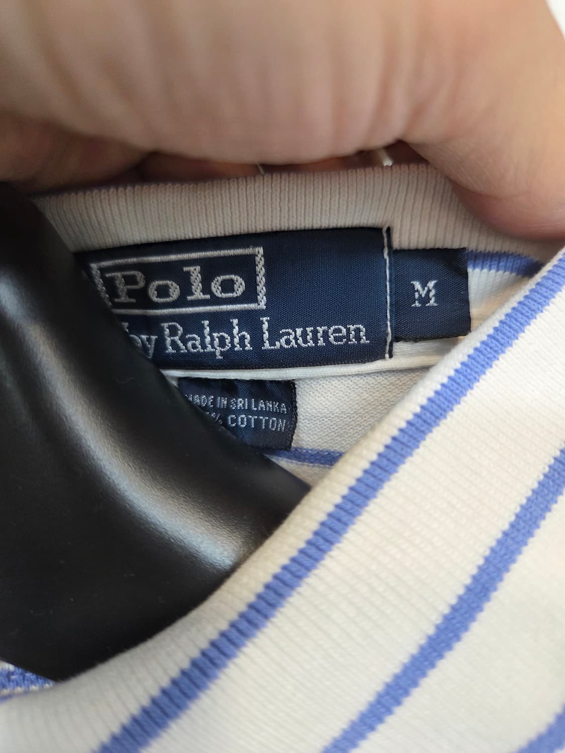 폴로랄프로렌 올드스쿨 스트라이프 카라반팔 m 상품이미지3
